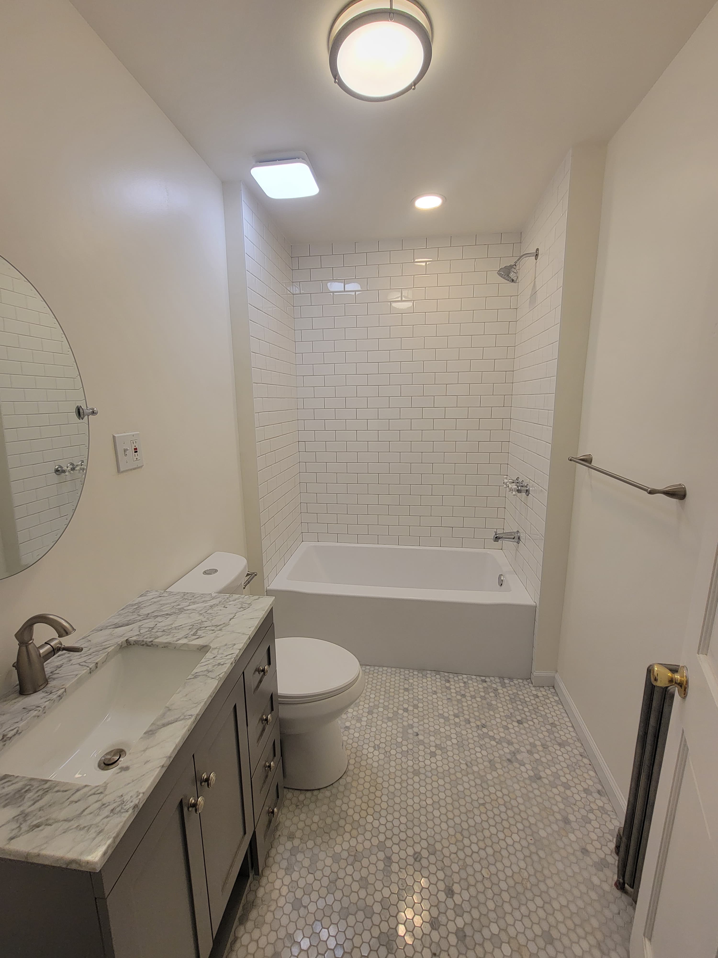Marble Vanity Complete Bathroom